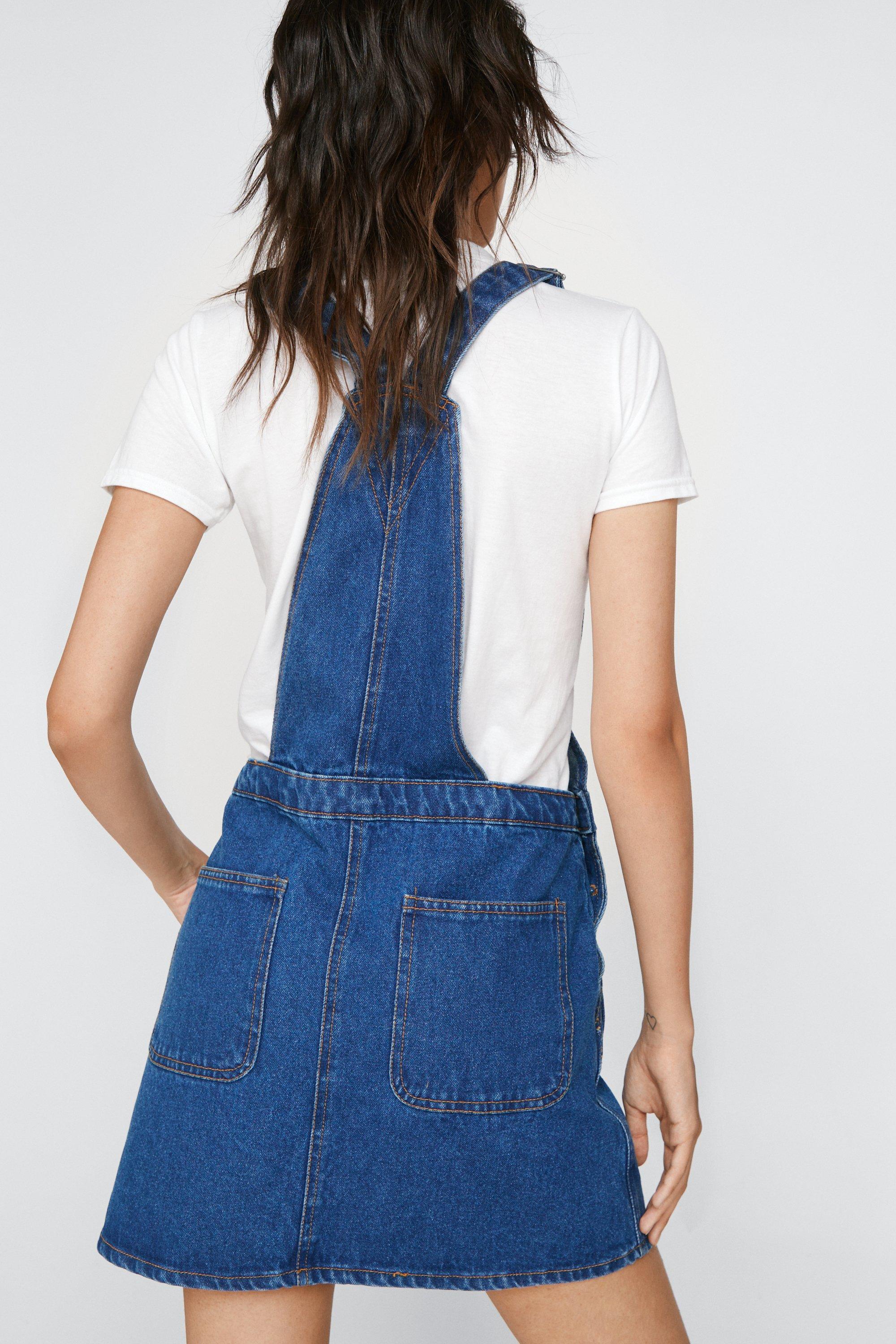 Boohoo dungaree clearance dress